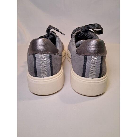 Ara Camden Comfort Suede Gray High Soft Lace Up Sneakers Size 7.5 US/5 UK - Picture 4 of 8